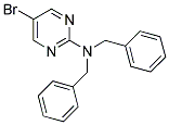 DIBENZYL-(5-BROMO-PYRIMIDIN-2-YL)-AMINE Struktur