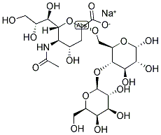 6-SIALYL-D-LACTOSE NA SALT Struktur