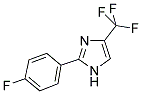 2-(4-FLUOROPHENYL)-4-TRIFLUOROMETHYL-1H-IMIDAZOLE Struktur