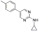 N-CYCLOPROPYL-5-(4-METHYLPHENYL)PYRIMIDIN-2-AMINE Struktur