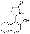 5-(2-HYDROXY-1-NAPHTHYL)-1-METHYLPYRROLIDIN-2-ONE Struktur