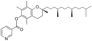 (+/-)-ALPHA-TOCOPHEROL NICOTINATE Struktur