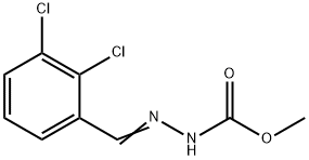 METHYL 2-[(E)-(2,3-DICHLOROPHENYL)METHYLIDENE]-1-HYDRAZINECARBOXYLATE Struktur