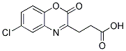 3-(6-CHLORO-2-OXO-2H-1,4-BENZOXAZIN-3-YL)PROPANOIC ACID Struktur