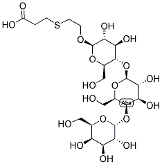 GLOBOTRIOSE, 2-(2-CARBOXYETHYLTHIO)-ETHYL Struktur