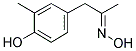 (4-HYDROXY-3-METHYLPHENYL)ACETONE OXIME Struktur
