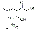 2-BROMO-1-(5-FLUORO-2-HYDROXY-3-NITROPHENYL)ETHANONE Struktur