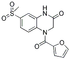 4-(2-FUROYL)-7-(METHYLSULFONYL)-3,4-DIHYDROQUINOXALIN-2(1H)-ONE Struktur