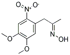 (3,4-DIMETHOXY-6-NITROPHENYL)ACETONE OXIME Struktur