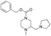 4-METHYL-3-PYRROLIDIN-1-YLMETHYL-PIPERAZINE-1-CARBOXYLIC ACID BENZYL ESTER Struktur