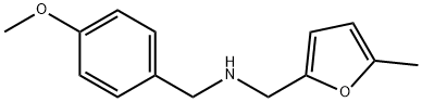 (4-METHOXY-BENZYL)-(5-METHYL-FURAN-2-YLMETHYL)-AMINE Struktur