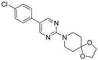 8-[5-(4-CHLOROPHENYL)PYRIMIDIN-2-YL]-1,4-DIOXA-8-AZASPIRO[4.5]DECANE Struktur