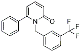 6-PHENYL-1-[3-(TRIFLUOROMETHYL)BENZYL]PYRIDIN-2(1H)-ONE Struktur