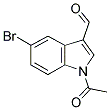 1-ACETYL-5-BROMO-1H-INDOLE-3-CARBALDEHYDE Struktur