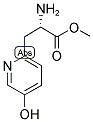 (S)-2-AMINO-3-(5-HYDROXY-PYRIDIN-2-YL)-PROPIONIC ACID METHYL ESTER Struktur