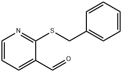 2-(BENZYLSULFANYL)NICOTINALDEHYDE Struktur