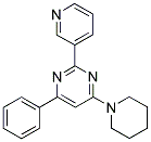 4-PHENYL-6-PIPERIDIN-1-YL-2-PYRIDIN-3-YLPYRIMIDINE Struktur