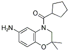 (6-AMINO-2,2-DIMETHYL-2,3-DIHYDRO-BENZO[1,4]OXAZIN-4-YL)-CYCLOPENTYL-METHANONE Struktur