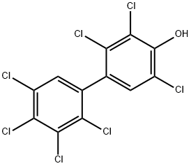 2,2',3,3',4',5,5'-HEPTACHLORO-4-BIPHENYLOL Struktur