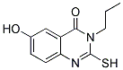 6-HYDROXY-2-MERCAPTO-3-PROPYL-3H-QUINAZOLIN-4-ONE Struktur