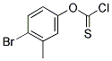 4-BROMO-3-METHYLPHENYL CHLOROTHIOFORMATE Struktur