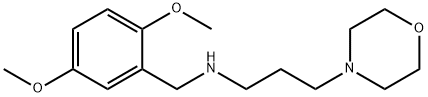 (2,5-DIMETHOXY-BENZYL)-(3-MORPHOLIN-4-YL-PROPYL)-AMINE Struktur