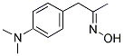 (4-(DIMETHYLAMINO)PHENYL)ACETONE OXIME Struktur