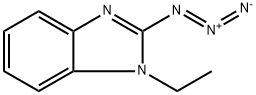 2-AZIDO-1-ETHYL-1H-BENZOIMIDAZOLE Struktur