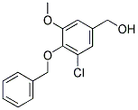 [4-(BENZYLOXY)-3-CHLORO-5-METHOXYPHENYL]METHANOL Struktur