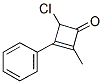 4-CHLORO-2-METHYL-3-PHENYLCYCLOBUT-2-EN-1-ONE Struktur