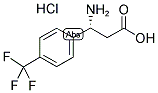 (R)-3-AMINO-3-(4-TRIFLUOROMETHYL-PHENYL)-PROPANOIC ACID HYDROCHLORIDE Struktur