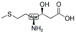 (3S,4S)-4-AMINO-3-HYDROXY-6-METHYLTHIO-HEXANOIC ACID Struktur