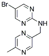 5-BROMO-N-[(5-METHYLPYRAZIN-2-YL)METHYL]PYRIMIDIN-2-AMINE Struktur