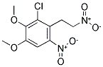 1-(2-CHLORO-3,4-DIMETHOXY-6-NITROPHENYL)-2-NITROETHANE Struktur