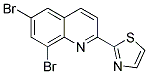 6,8-DIBROMO-2-(1,3-THIAZOL-2-YL)QUINOLINE Struktur