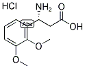 (R)-3-AMINO-3-(2,3-DIMETHOXY-PHENYL)-PROPANOIC ACID HYDROCHLORIDE Struktur