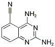 2,4-DIAMINOQUINAZOLINE-5-CARBONITRILE Struktur