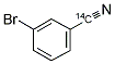 3-BROMOBENZONITRILE, [CYANO-14C] Struktur