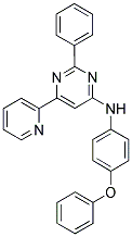 (4-PHENOXY-PHENYL)-(2-PHENYL-6-PYRIDIN-2-YL-PYRIMIDIN-4-YL)-AMINE