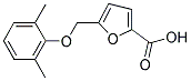 5-[(2,6-DIMETHYLPHENOXY)METHYL]-2-FUROIC ACID Struktur