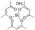 SCANDIUM ACETYLACETONATE HYDRATE Struktur