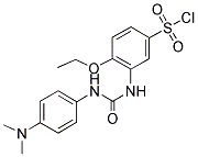 3-[3-(4-DIMETHYLAMINO-PHENYL)-UREIDO]-4-ETHOXY-BENZENESULFONYL CHLORIDE Struktur