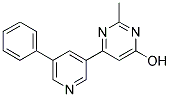 2-METHYL-6-(5-PHENYLPYRIDIN-3-YL)PYRIMIDIN-4-OL Struktur