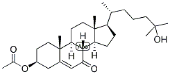 5-CHOLESTEN-3-BETA, 25-DIOL-7-ONE ACETATE Struktur