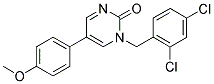1-(2,4-DICHLOROBENZYL)-5-(4-METHOXYPHENYL)PYRIMIDIN-2(1H)-ONE Struktur