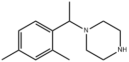 1-[1-(2,4-DIMETHYL-PHENYL)-ETHYL]-PIPERAZINE Struktur