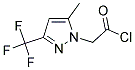 (5-METHYL-3-TRIFLUOROMETHYL-PYRAZOL-1-YL)-ACETYL CHLORIDE Struktur