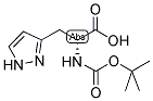 (R)-2-TERT-BUTOXYCARBONYLAMINO-3-(1H-PYRAZOL-3-YL)-PROPIONIC ACID Struktur