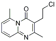 3-(2-CHLOROETHYL)-2,6-DIMETHYL-4H-PYRIDO[1,2-A]PYRIMIDIN-4-ONE Struktur