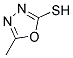 5-METHYL-1,3,4-OXADIAZOL-2-YL HYDROSULFIDE Struktur